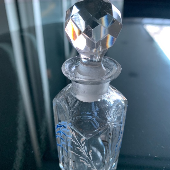 Antique hand painted Victorian bottle - Picture 12 of 14